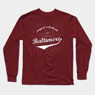 Original Baltimore, MD Shirt Long Sleeve T-Shirt